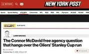 Toronto and New York insiders speculate on McDavid leaving Edmonton Oilers. Seriously?