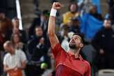 Novak Djokovic begins his bid for a 25th Grand Slam title with a first-round French Open win