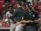 Yankees’ Jazz Chisholm Jr. held back by manager after being ejected for arguing strike call