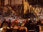 No victims found in huge debris pile after corner of Bronx apartment building collapses