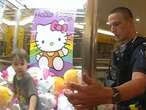 Australian toddler gets stuck after climbing into claw machine at mall