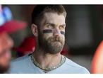 Phillies first baseman Bryce Harper leaves game after getting drilled by fastball