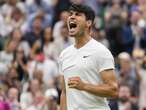 Alcaraz holds off Humbert in 4 sets to reach Wimbledon quarterfinals