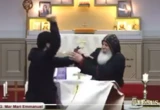 Man arrested after stabbing during televised church service in Sydney