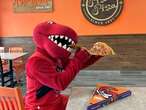 Raptors and Pizza Pizza team up for dinosaur-sized Mega Slice