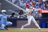 Blue Jays get spanked by visiting Philadelphia Phillies in a measuring stick game