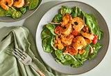 This warm and smoky shrimp salad with chorizo is a weeknight win