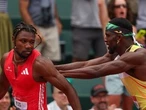 Noah Lyles shoved by Kenny Bednarek after big win at U.S. track championship