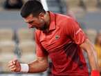 Novak Djokovic keeps his French Open title defence going by getting past Lorenzo Musetti in 5 sets