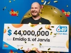 Ontario man ready to see the world after $44M Lotto 649 win: 'I’d better tell my wife'