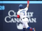 Blue Jays begin 10-game homestand on a winning note against Astros to reach the .500 mark