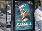 Philadelphia Eagles remove viral ‘counterfeit’ Kamala Harris ads from bus stops