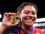 Camryn Rogers wins gold, sets Canadian record in hammer throw at world championships