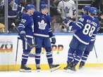 Leafs blank Vegas in roughhouse result as callups stand out, but Matthew Knies hurt