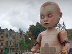 'NIGHTMARES FOR MONTHS': Giant baby doll puppet in town centre terrifies British residents