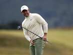 Rory McIlroy survives a strong wind for a 69 to lead Irish Open over Manassero