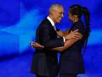 Obamas close DNC’s second night with rousing Harris endorsement