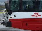 Driver in life-threatening condition after head-on crash with TTC bus