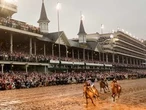 Sovereignty outduels 3-1 favourite Journalism to win 151st Kentucky Derby in the slop