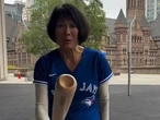 WARMINGTON: Toronto Mayor Olivia Chow joins Blue Jays fever with viral bat flip ahead of ALCS