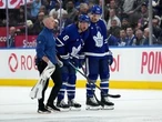 Maple Leafs lose to Devils, while defenceman Chris Tanev injured