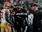 49ers' Dre Greenlaw ejected for incident involving Philadelphia Eagles security staffer