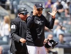 Yankees manager Aaron Boone is ejected 5 pitches into game -- while mics pick up everything