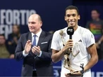 Auger-Aliassime thanks new bride after lifting Brussels ATP title