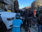 Protesters demand engineering firm cancel Toronto bike lane removal contract with province