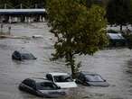 Flooding in central France submerges rail and road links