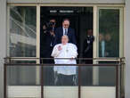 Pope arrives at Vatican after 5-week hospital stay to beat life-threatening pneumonia