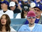 Justin Bieber cheers on Blue Jays in Shane Bieber jersey, gives Ohtani homer thumbs-down