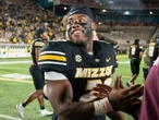 Missouri running back Ahmad Hardy is in stable condition after being shot at a concert