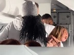 HELL OF A FLIGHT: Devil in on latest passenger meltdown caught on camera?