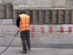 Paris mayor decries vandalism of a memorial honouring people who rescued Jews in the Second World War