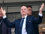 How far has FIFA president Gianni Infantino travelled during the World Cup?