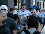Trey Yesavage and Kazuma Okamoto take part in rookie coffee run tradition