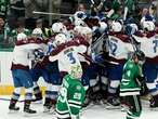 Avalanche finish off 3-goal comeback to beat Stars 4-3 in Game 1