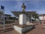 A rebuilt bronze Jackie Robinson statue will be unveiled 6 months after the original was stolen