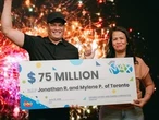 Toronto siblings celebrate 'life-changing' $75M Lotto Max win