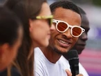 Now healthy, Andre De Grasse shares support on managing injuries to young long jumper