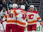 Will rotten road record derail Calgary Flames playoff hopes? Huberdeau and Kadri find chemistry