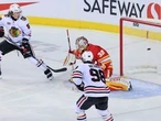Three takeaways as Zayne Parekh leaves after heavy hit, Flames get blanked by Blackhawks