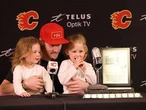 Flames forward Blake Coleman wins Peter Maher Good Guy Award