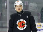 Hunter Brzustewicz, or ‘Brew,’ turning heads at Flames’ training camp