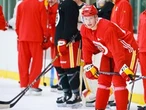 Flames prospect Lucas Ciona sees lots to learn from friend and former teammate Matt Rempe