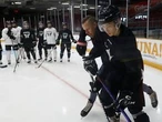 A BIG HIT: Former NHLer Methot preaches and teaches the art of body contact to PWHL Ottawa