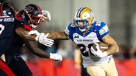 Bombers' Brady Oliveira tramples porous defence as Alouettes drop fourth straight