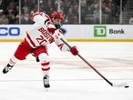 Top Canadiens prospect Lane Hutson has officially joined the team