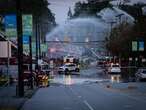 Construction crane collapses in Vancouver amid multiple fires